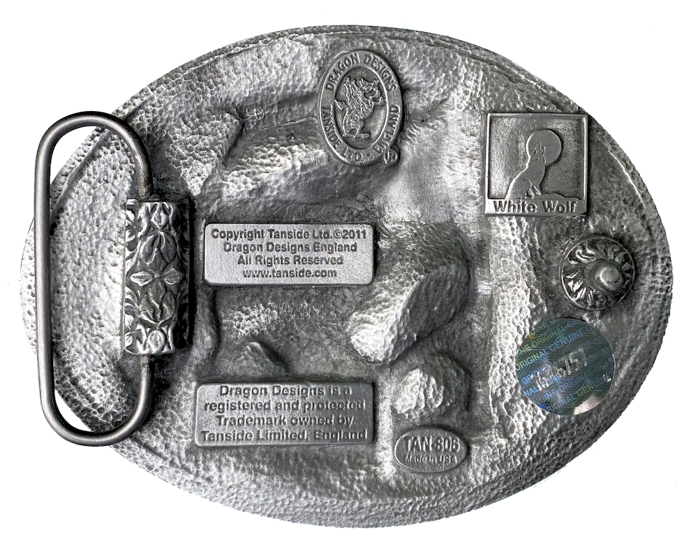 Wolf Indian Design Belt Buckle